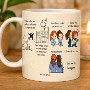 Canecas personalizadas 21x9,5cm peso 365 gramas